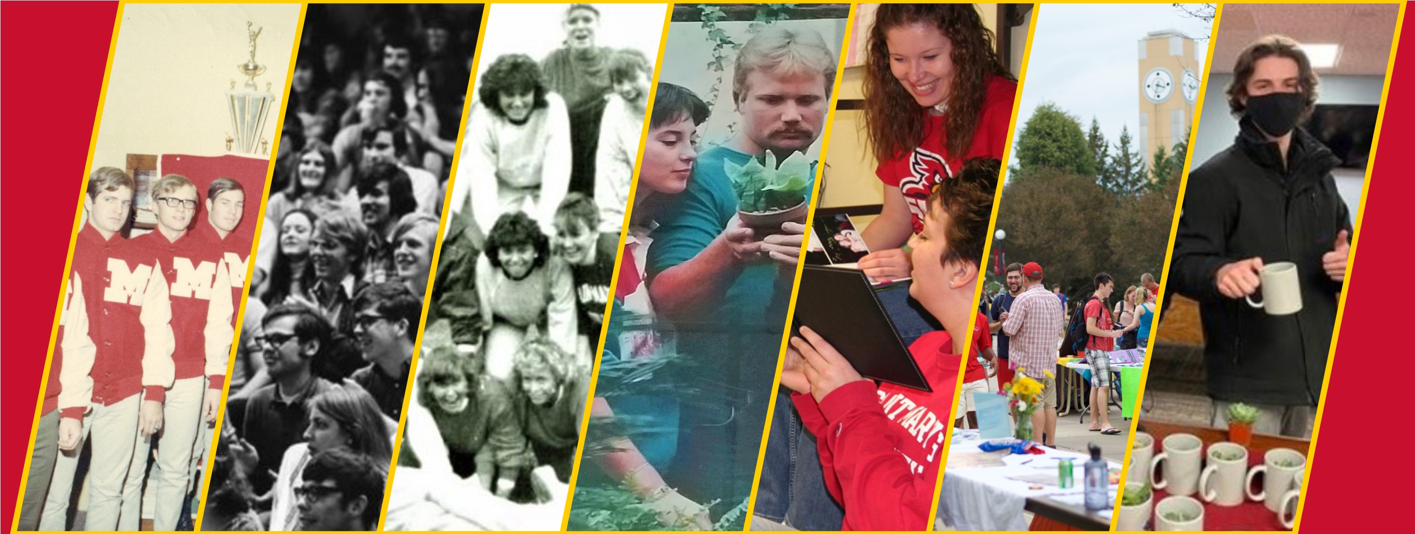 Saint Mary's students through the decades