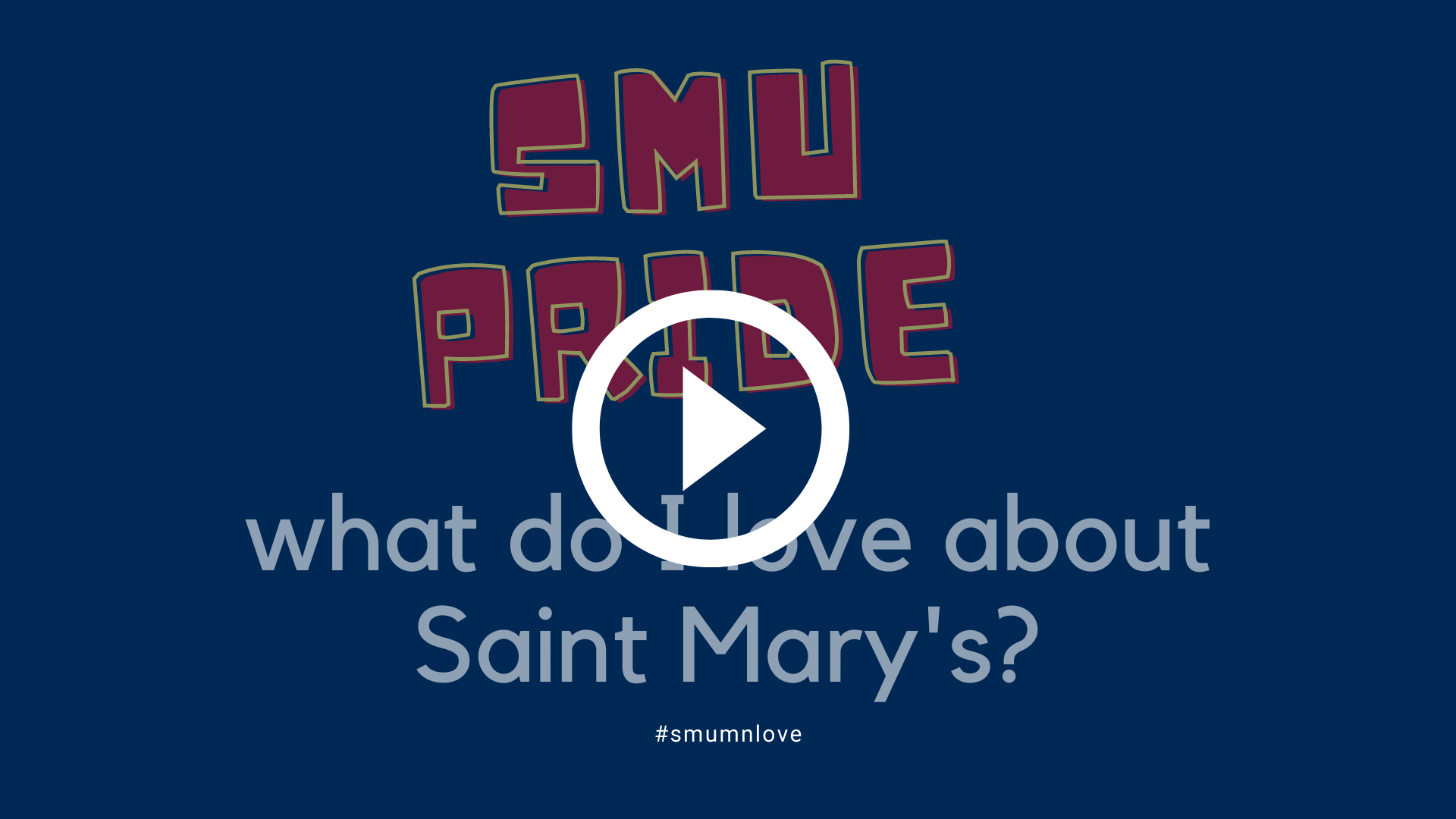 Saint Mary's Fund Video Image Still
